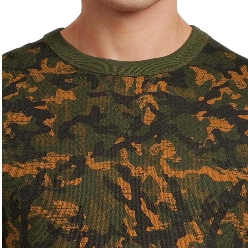 Hanes Originals Men's Raschel Reversible Knit Thermal Top & Thermal Bottom